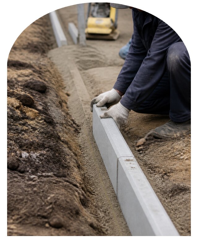 Установка бордюров в Сочи по цене от 1240 р. | Метпроект-Счи